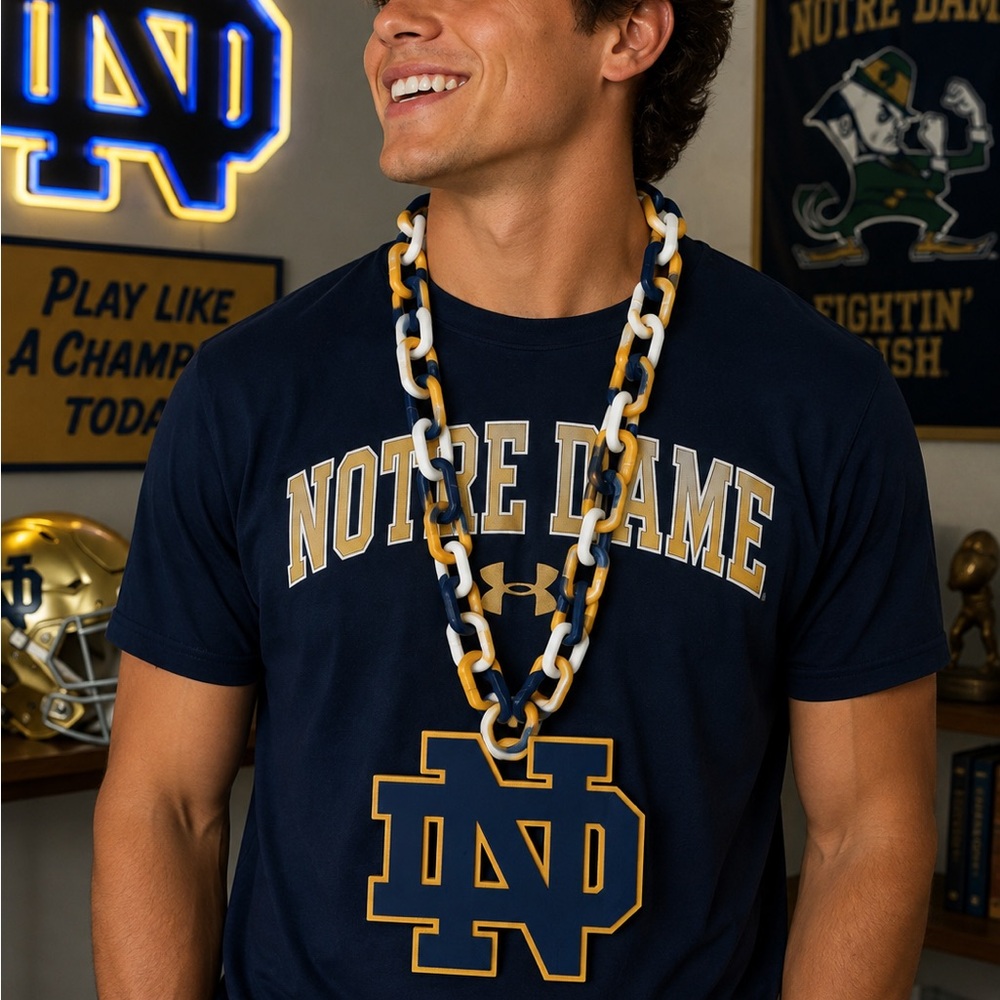 Notre Dame Hype Chain Necklace